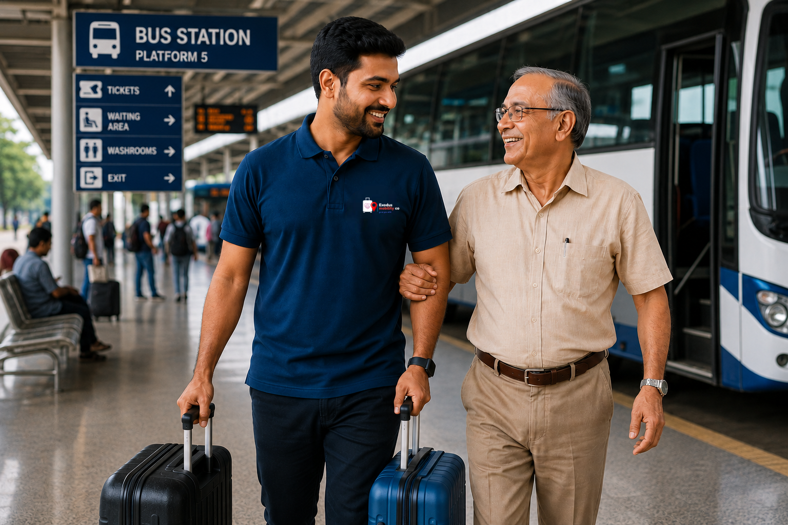 In Railway/Bus Station Assist